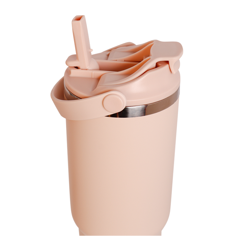 2-in-1 Travel Tumbler Double Wall Stainless Steel 900ml