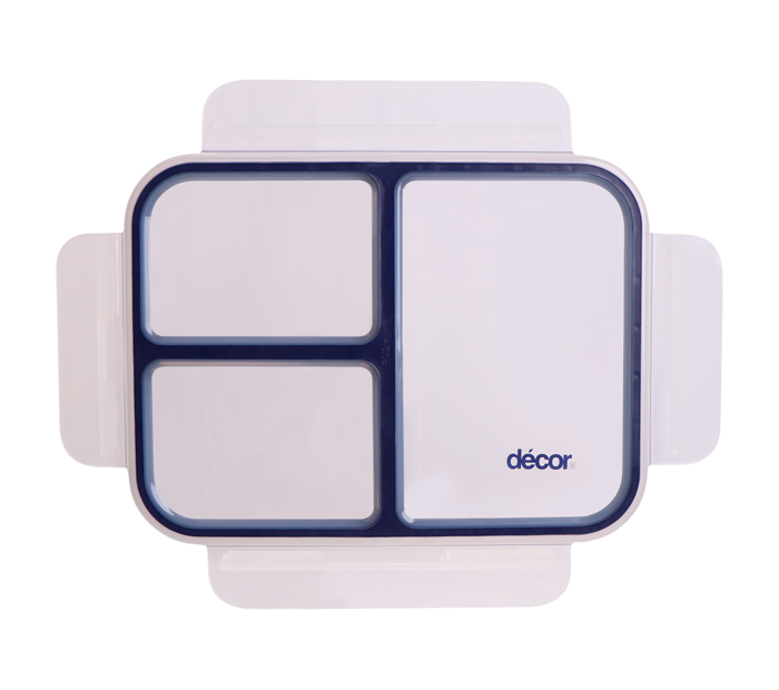 Bento Box Triple Split Lid, Blue